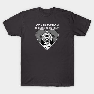 Otter Conservation Heart T-Shirt